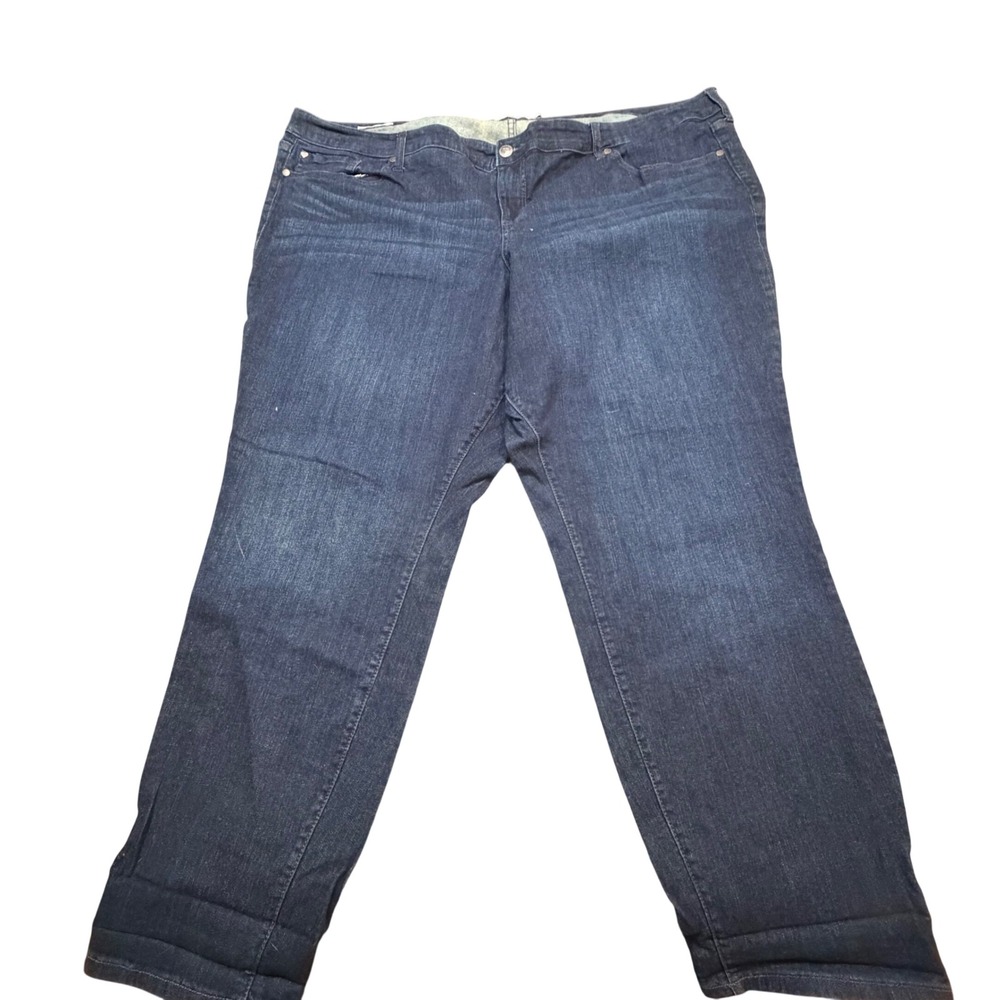 Torrid Boyfriend Jeans Dark Wash Denim Straight Leg Plus Size 28R